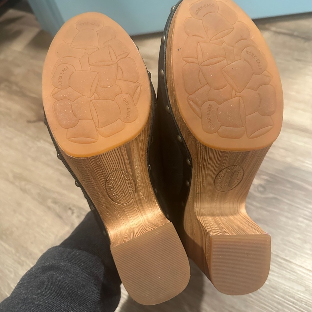 Kork ease studded black leather clog 8 - Picture 6 of 6